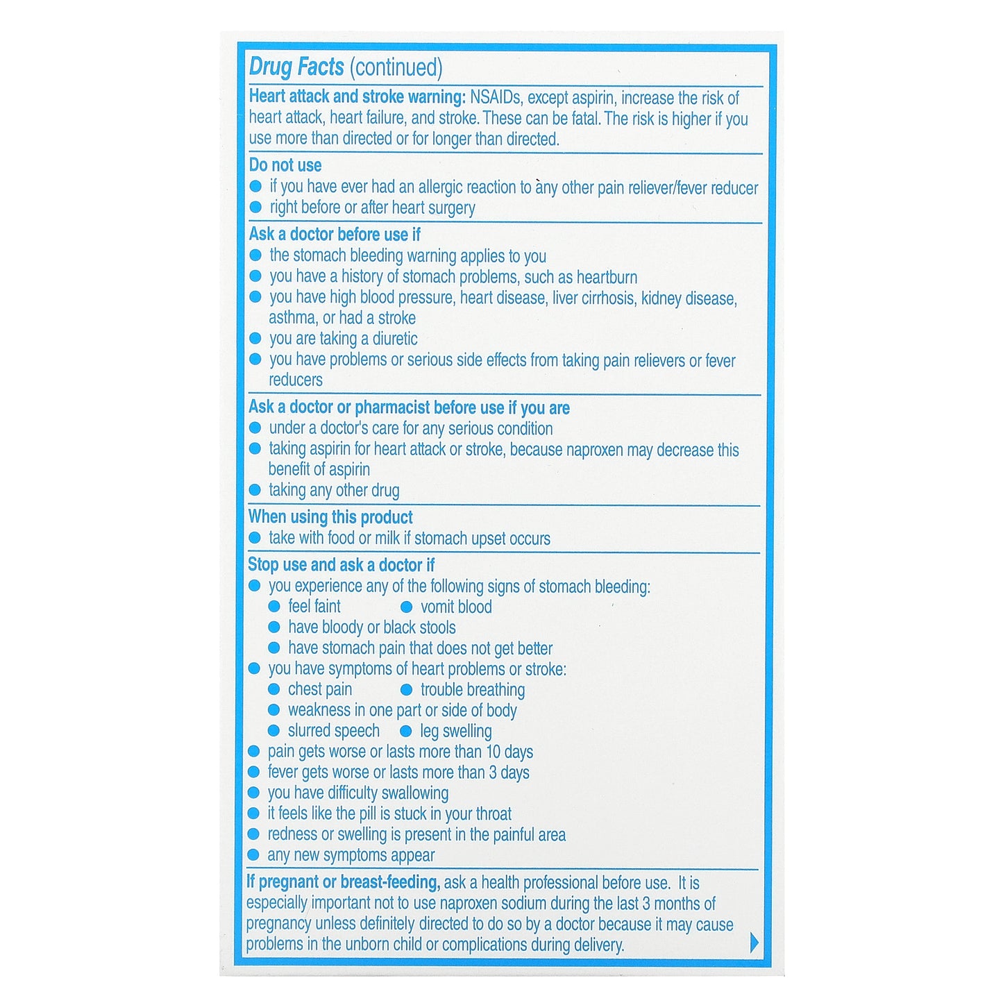 Aleve, Naproxen Sodium Tablets, Back & Muscle Pain, 220 mg, 90 Tablets