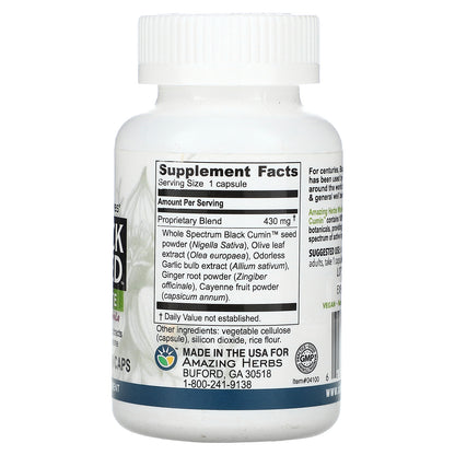 Amazing Herbs, Black Seed, Ultimate Defense Formula, 100 Vegetarian Caps