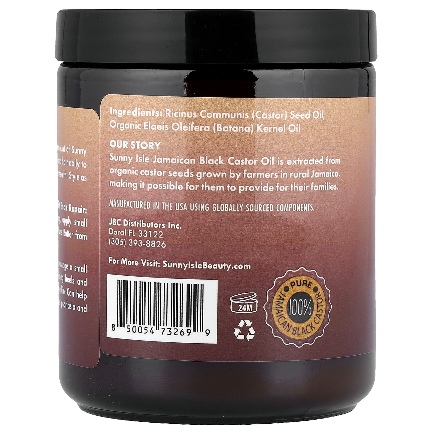 Sunny Isle, Batana Pure Butter, Anti-Thinning, 8 fl oz (236.58 ml)