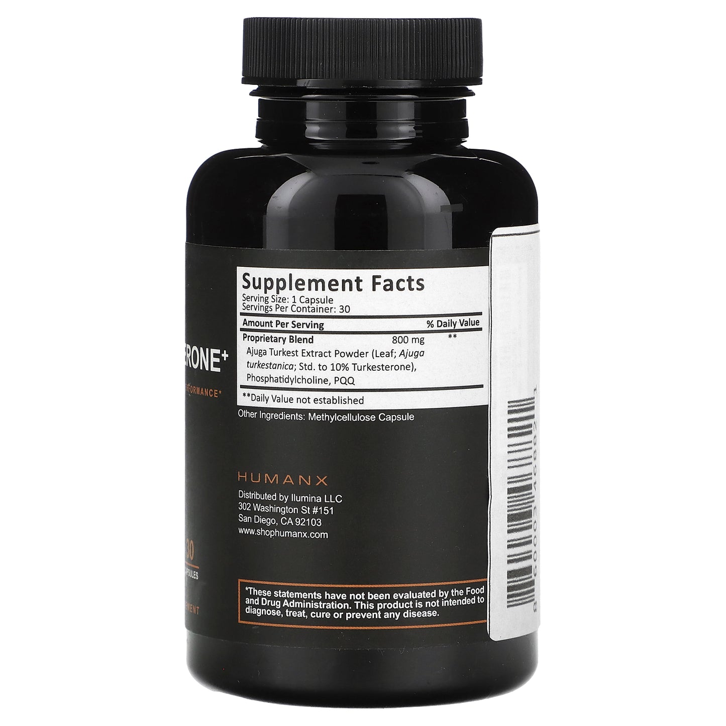 Humanx, Turkesterone+, 800 mg, 30 Capsules