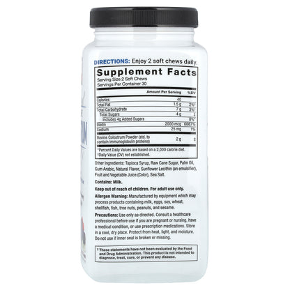 Force Factor, Awesome Colostrum™, Berries & Cream, 60 Soft Chews