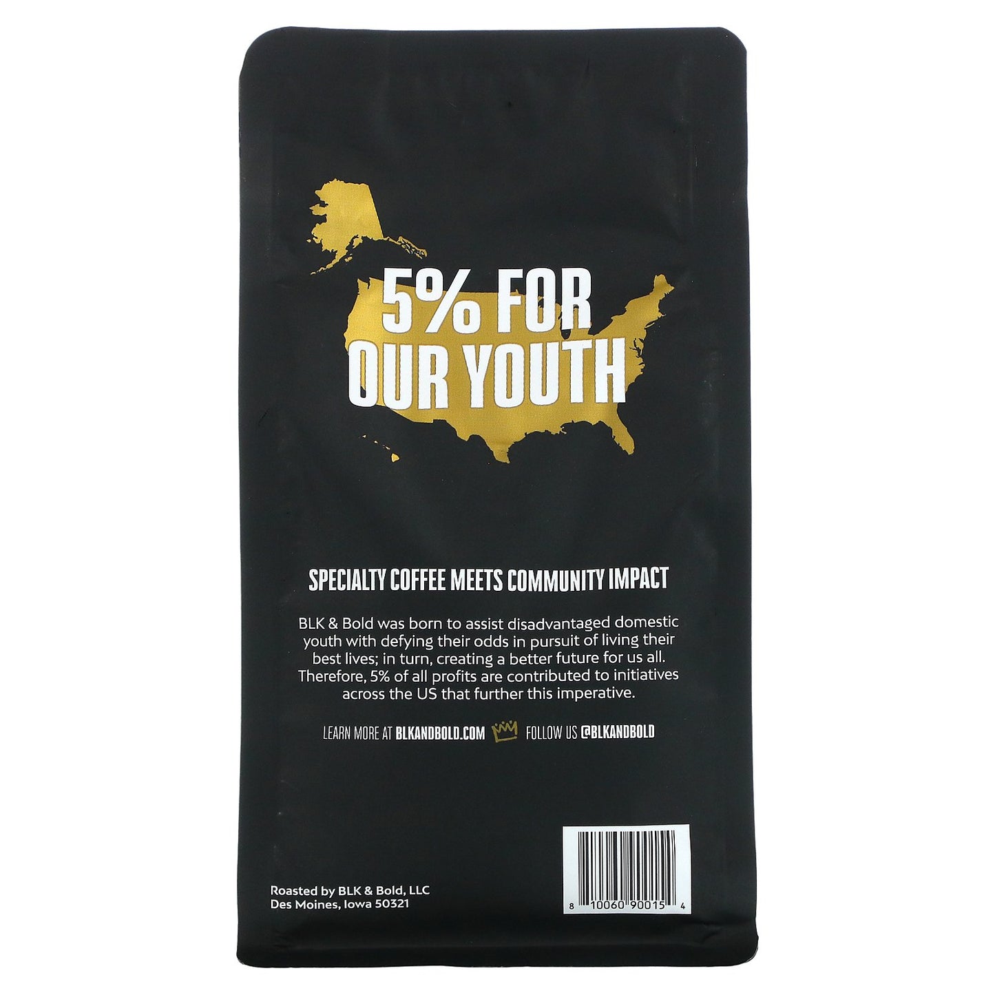 BLK & Bold, Specialty Coffee, Brighter Days, Ground, Light Roast, 12 oz (340 g)