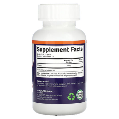 Vitamatic, Apigenin, 50 mg, 120 Capsules