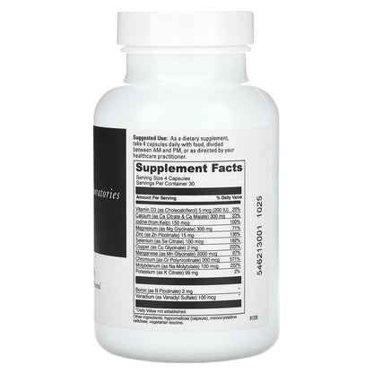 DaVinci Laboratories, Multi-Mineral Complex with D3, 120 Capsules