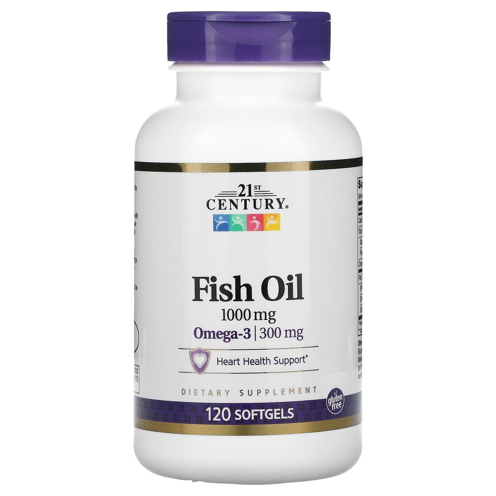 21st Century, Fish Oil, 1,000 mg, 120 Softgels