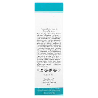 Kleem Organics, Niacinamide Booster, 1 fl oz (30 ml)