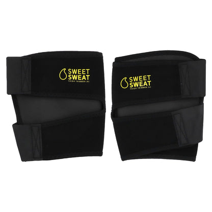 Sports Research, Sweet Sweat®, Thigh Trimmers, Medium, Black & Yellow, 1 Pair