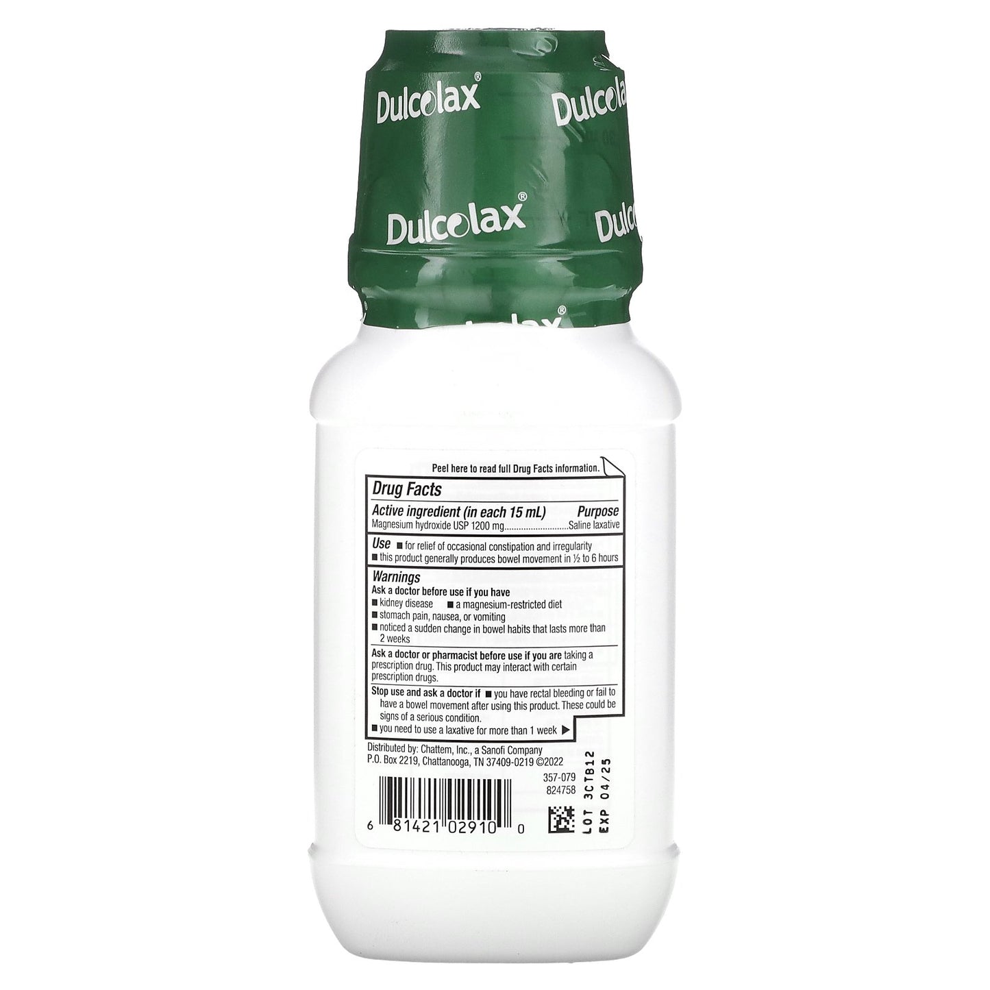 Dulcolax, Liquid Laxative, Cherry, 12 fl oz (354 ml)