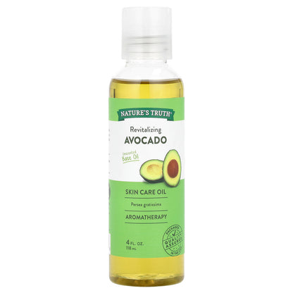 Nature's Truth, Skin Care Oil, Revitalizing Avocado , 4 fl oz (118 ml)