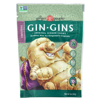 The Ginger People, Gin Gins®, Ginger Chews, Original , 3 oz (84 g)