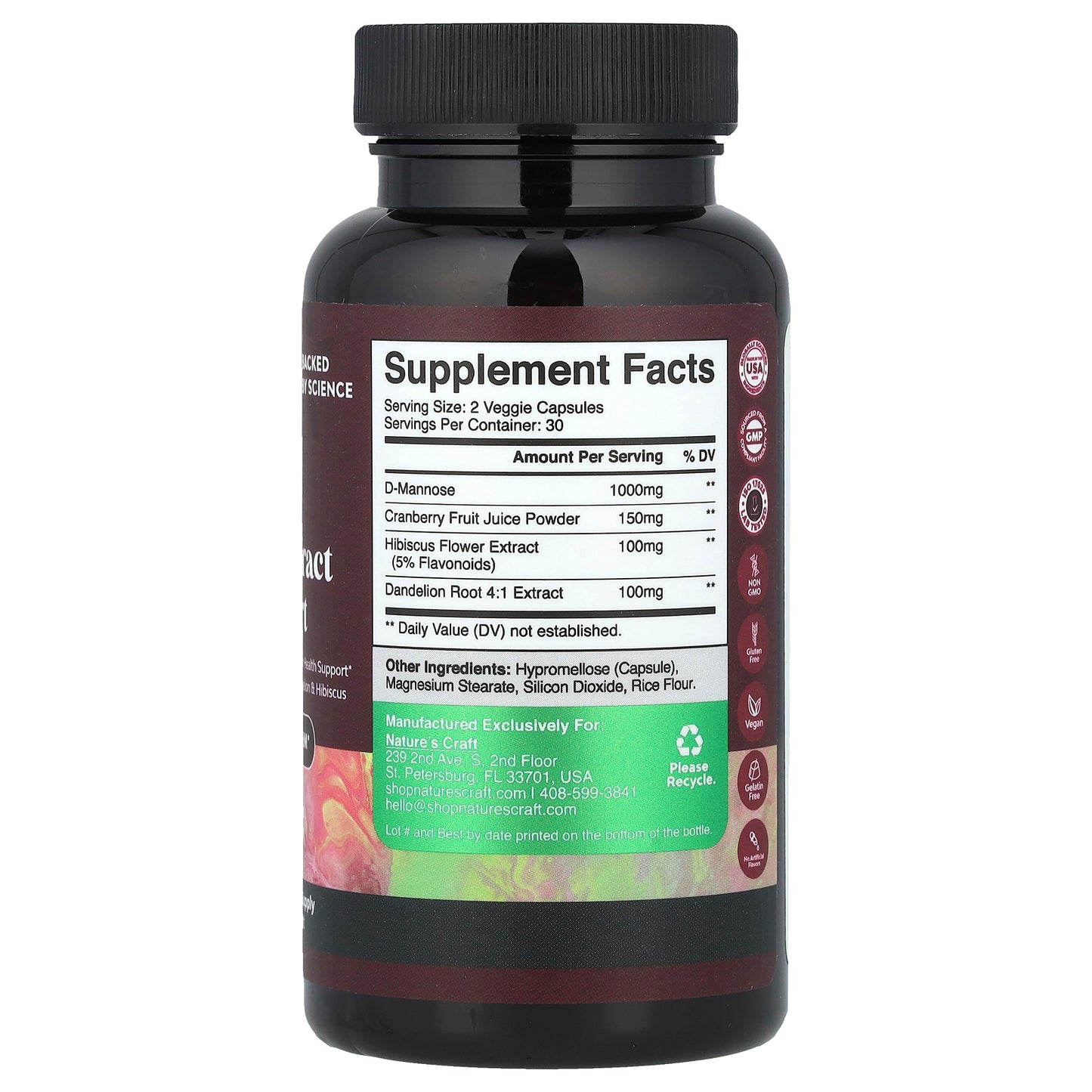 Nature's Craft, Urinary Tract Support, 60 Capsules