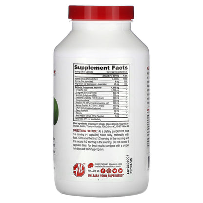 Metabolic Nutrition, Metatest, 240 Capsules