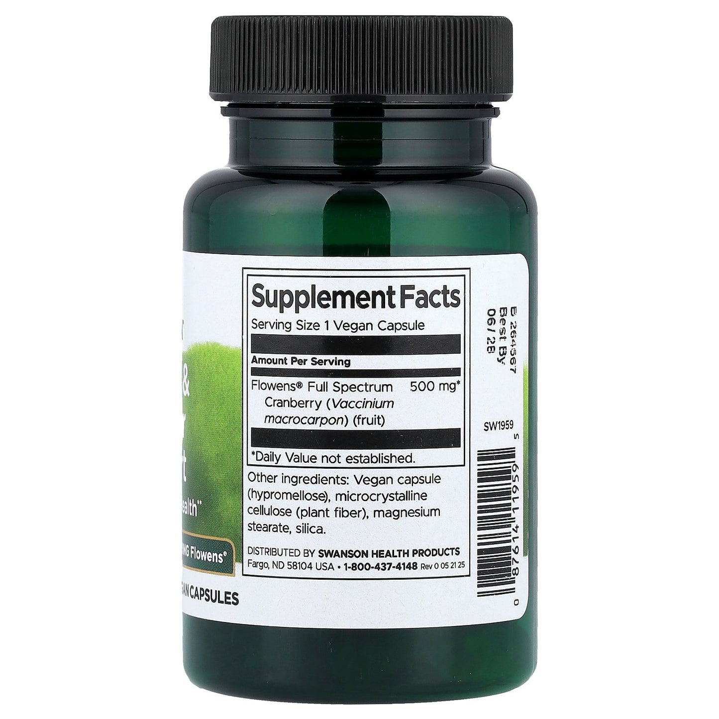 Swanson, Urinary & Bladder Support, 500 mg , 60 Vegan Capsules