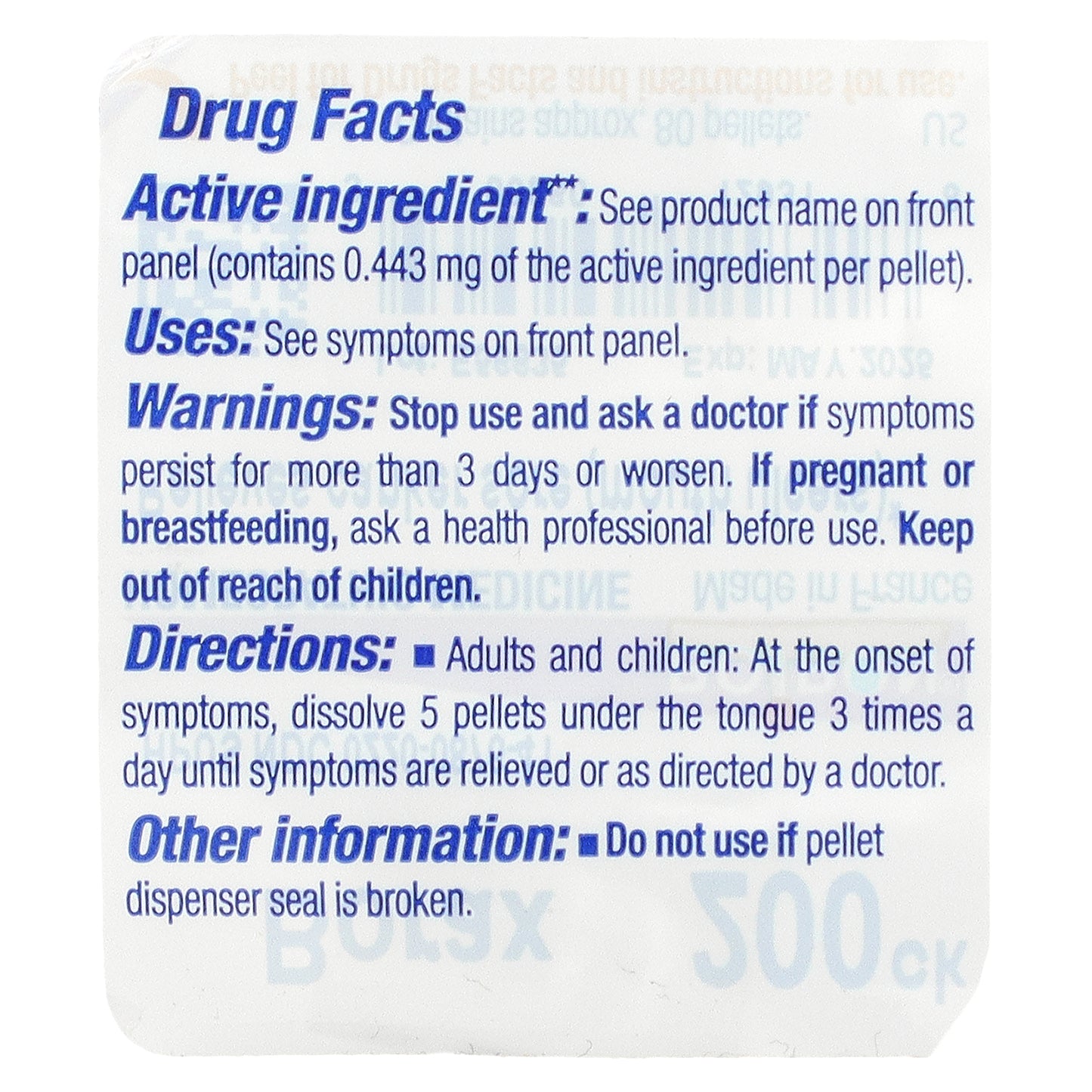 Boiron, Borax, 200CK, Canker Sore Relief, Approx 80 Pellets