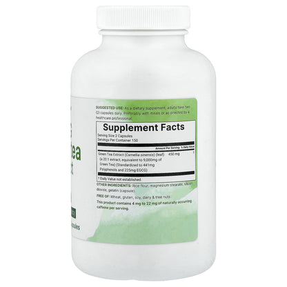 Micro Ingredients, EGCG Green Tea Extract, 300 Capsules (225 mg per Capsule)