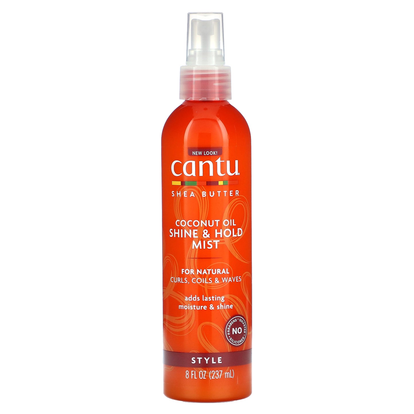 Cantu, Shea Butter, Coconut Oil Shine & Hold Mist, 8 fl oz (237 ml)