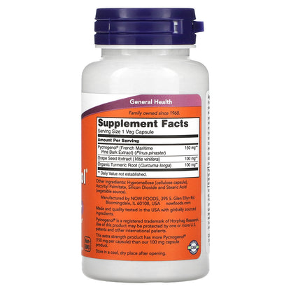 NOW Foods, Extra Strength Pycnogenol, 150 mg, 60 Veg Capsules