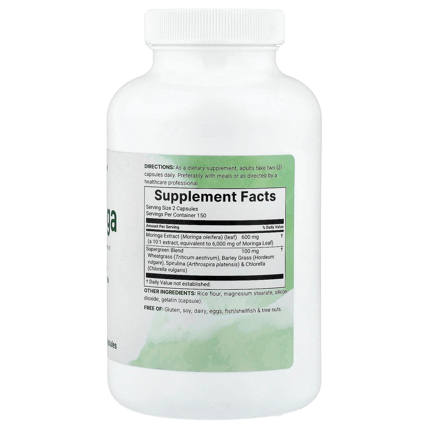 Micro Ingredients, Moringa, 300 Capsules