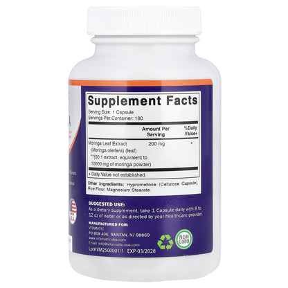 Vitamatic, Moringa, 10,000 mg, 180 Capsules