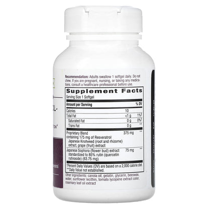 Nature's Way, Premium Blend Resveratrol Forte, 175 mg, 60 Softgels