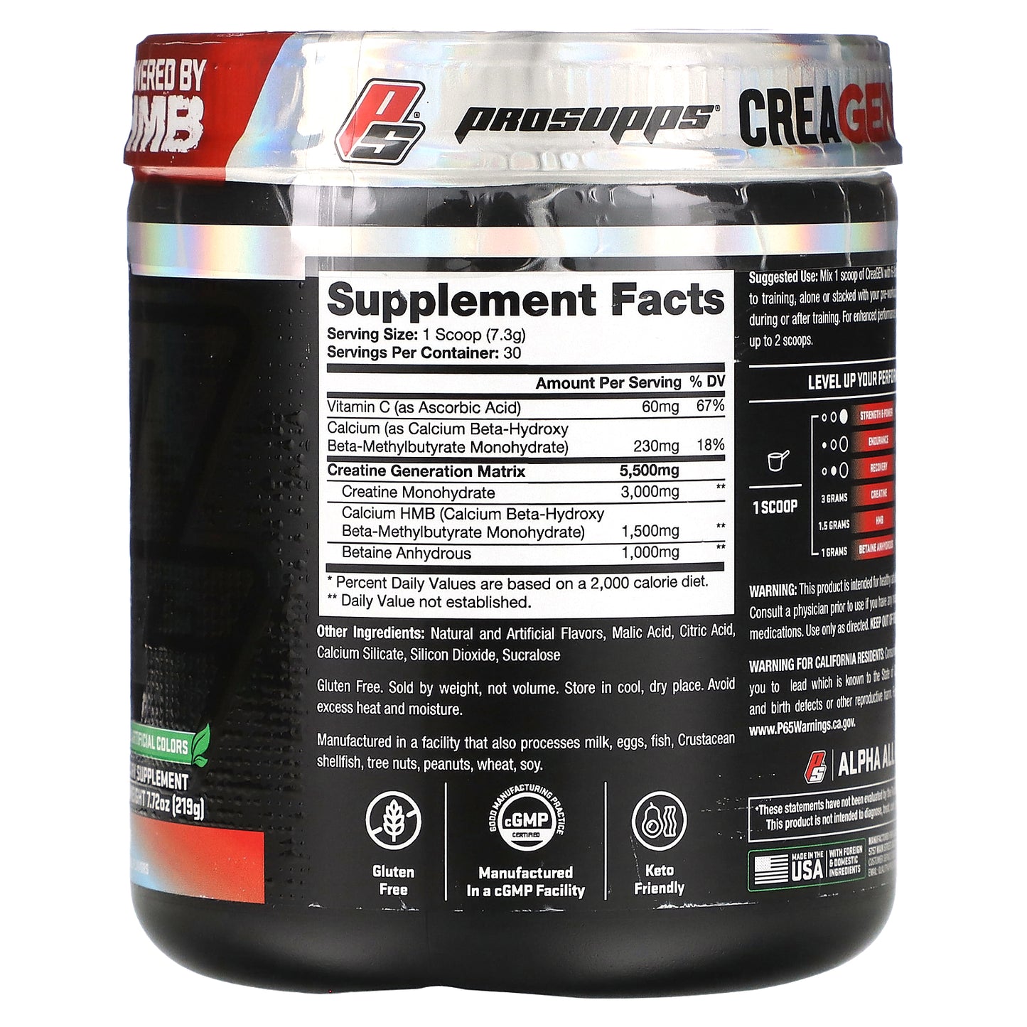 ProSupps, Creagen, Creatine Matrix, Rocket Pop, 7.72 oz (219 g)