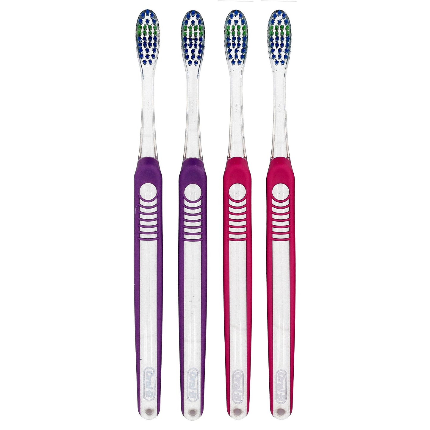 Oral-B, Advanced Clean Toothbrush, Medium, 4 Pack