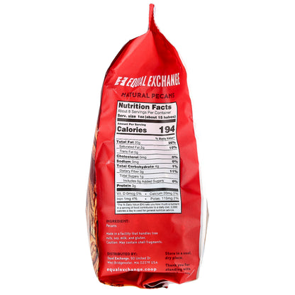 Equal Exchange, Natural Pecans , 8 oz (237 g)