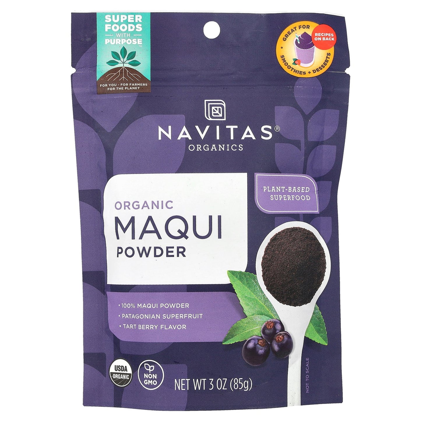 Navitas Organics, Organic Maqui Powder, 3 oz (85 g)