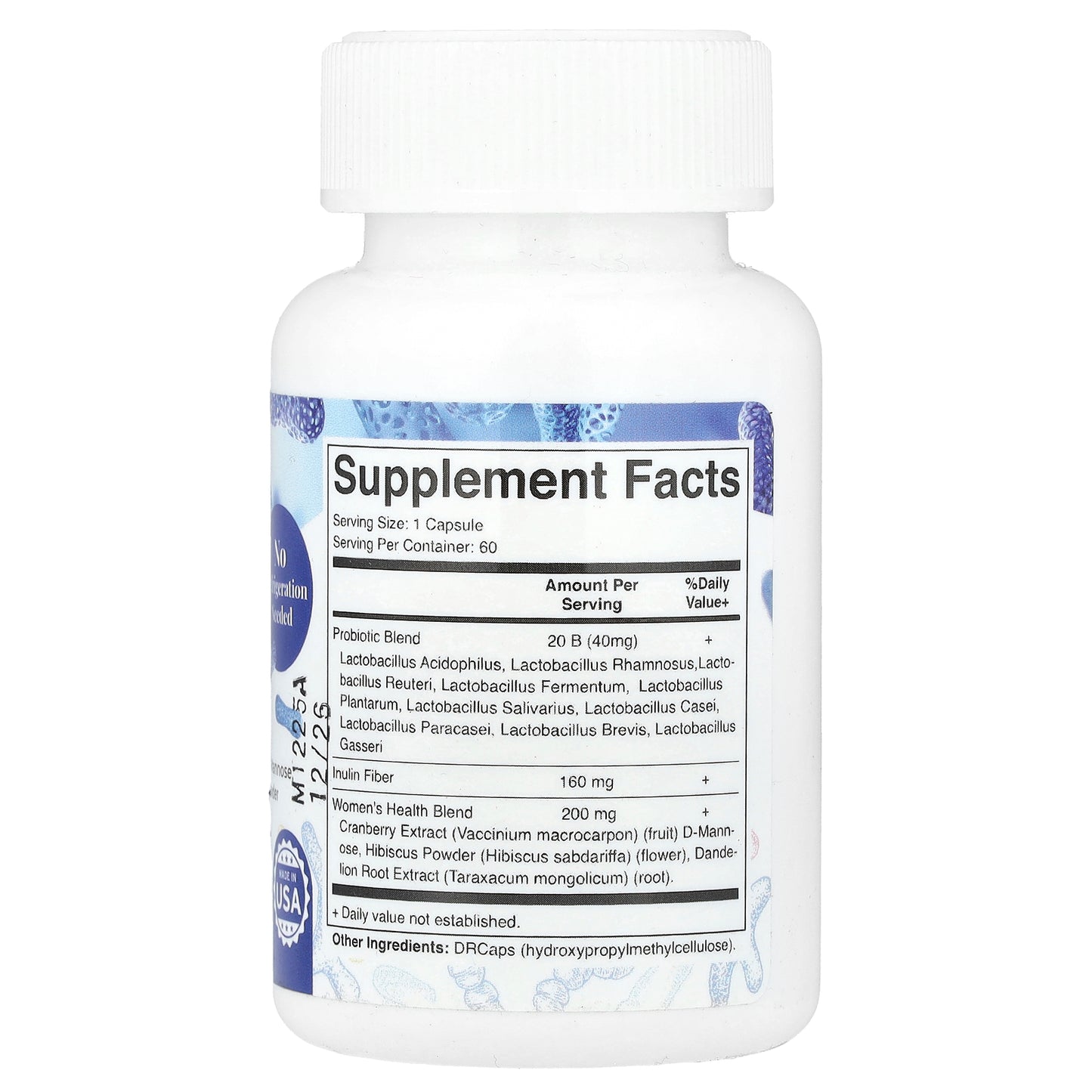 Vitamatic, Vaginal Probiotics, 60 Drcaps® Hypromellose Capsules