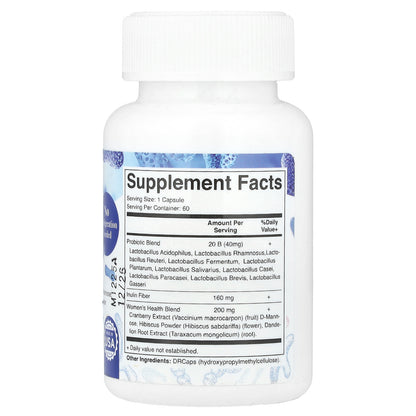 Vitamatic, Vaginal Probiotics, 60 Drcaps® Hypromellose Capsules