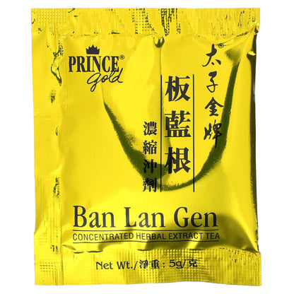 Prince of Peace, Concentrated Herbal Extract Tea, Ban Lan Gen, 10 Sachets, 5 g Each