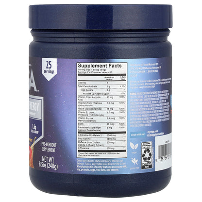 Vega, Pre-Workout Energy, Mango Passionfruit, 8.5 oz (240 g)