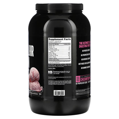 NutraBio, Micellar Casein, Strawberry Ice Cream, 2 lb (907 g)