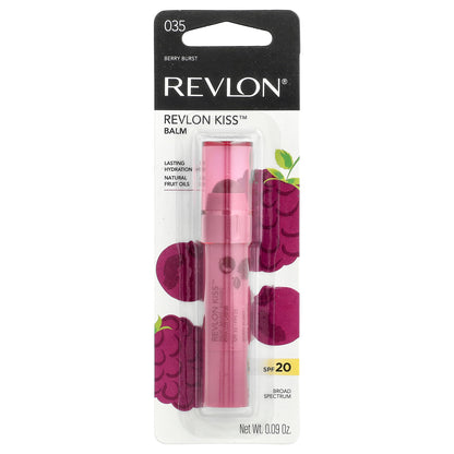 Revlon, Kiss™ Balm, SPF 20, 035 Berry Burst, 0.09 oz