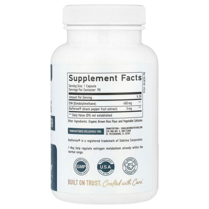 SMNutrition, DIM, 400 mg, 90 Capsules