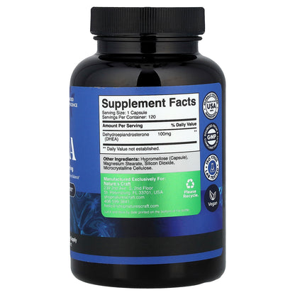 Nature's Craft, DHEA, 100 mg, 120 Capsules