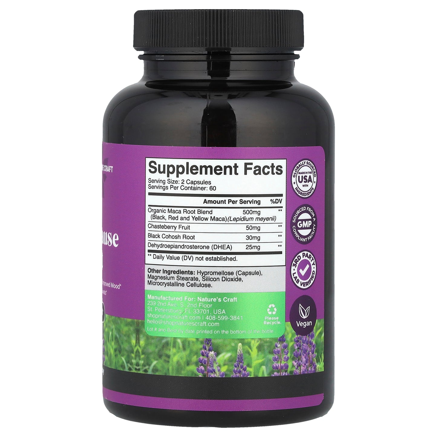 Nature's Craft, Women's Wellness, Perimenopause Support, 120 Capsules