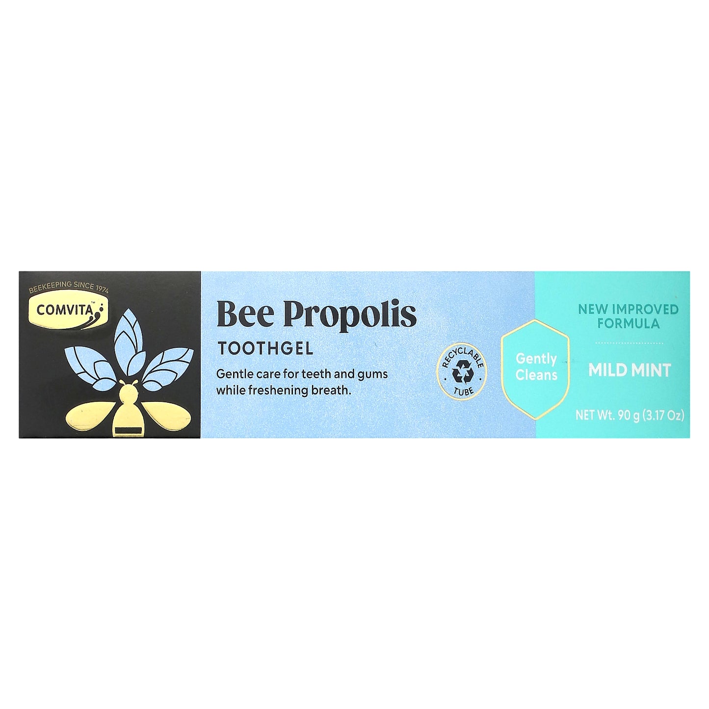 Comvita, Bee Propolis Toothgel, Mild Mint, 3.17 oz (90 g)