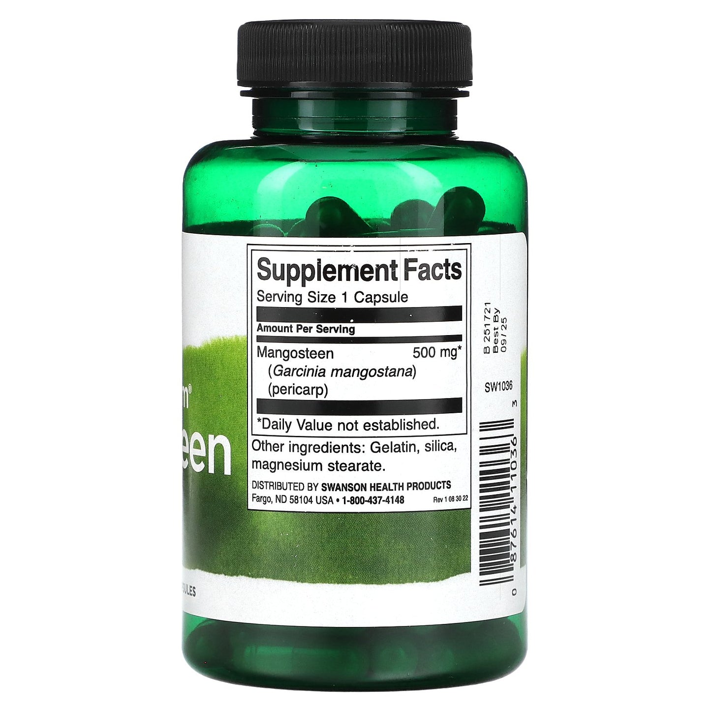 Swanson, Full Spectrum Mangosteen, 500 mg, 100 Capsules