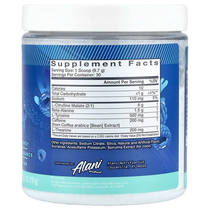 Alani Nu, Pre-Workout, BreezeBerry™, 10.2 oz (291 g)