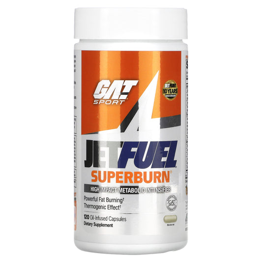 GAT, JetFuel®, Superburn, 120 Oil-Infused Capsules