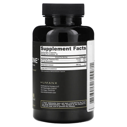 Humanx, Spermidine+, Wheat Germ Extract Blend, 60 Capsules