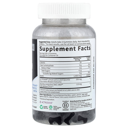 Garden of Life, Hair Growth Gummies for Men, Berry, 60 Gummies