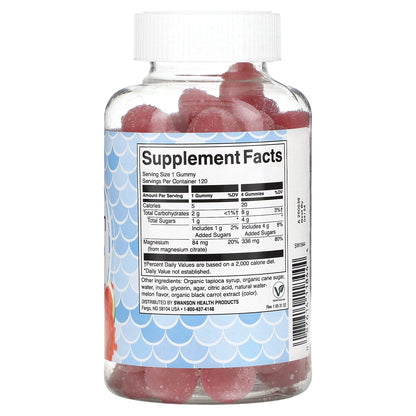 Swanson, Magnesium, Watermelon, 120 Gummies