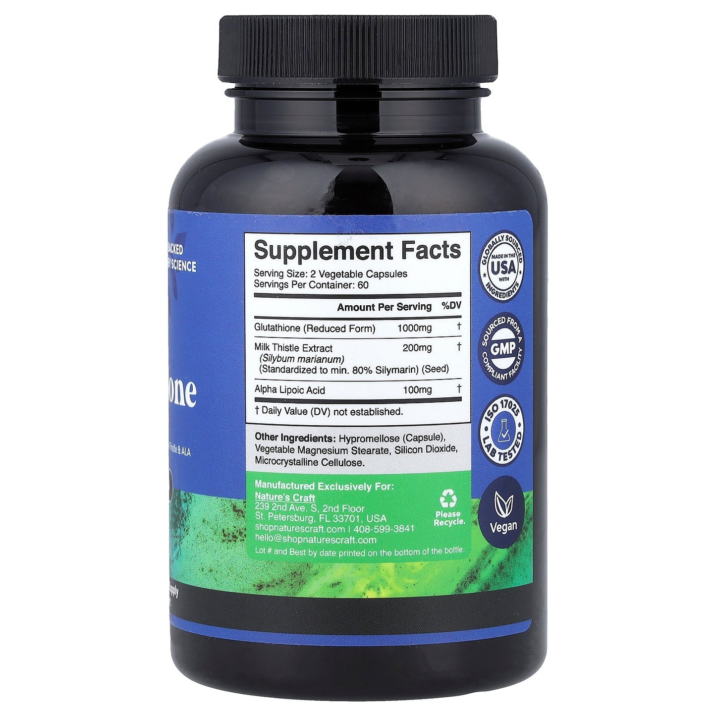 Nature's Craft, Glutathione, 120 Capsules