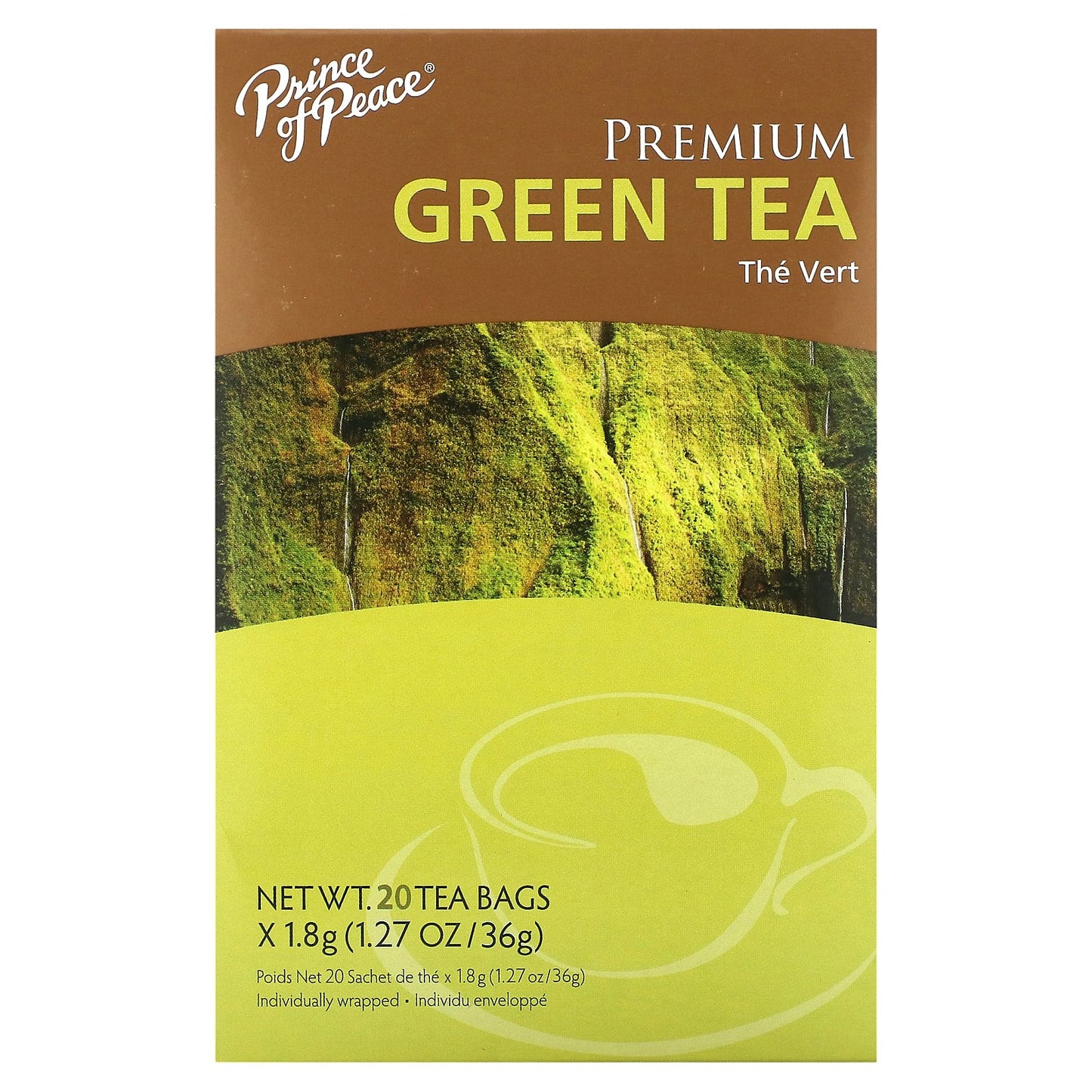 Prince of Peace, Premium Green Tea, 20 Tea Bags, 1.27 oz (36 g)