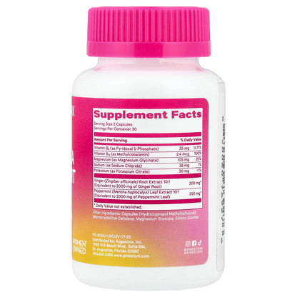 Pink Stork, Nausea Support, 60 Capsules