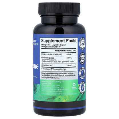 Nature's Craft, Glutathione, 30 Capsules