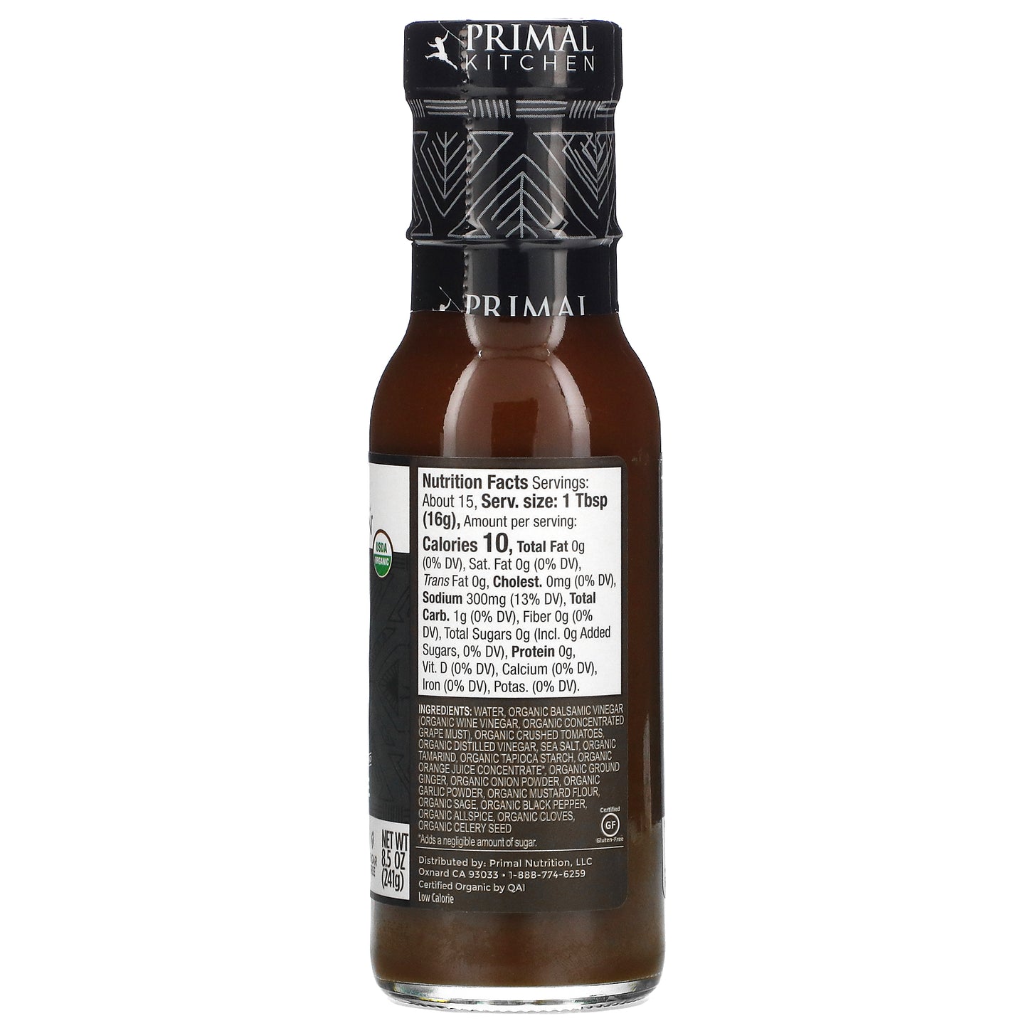 Primal Kitchen, Organic Steak Sauce, Sugar Free, 8.5 oz (241 g)