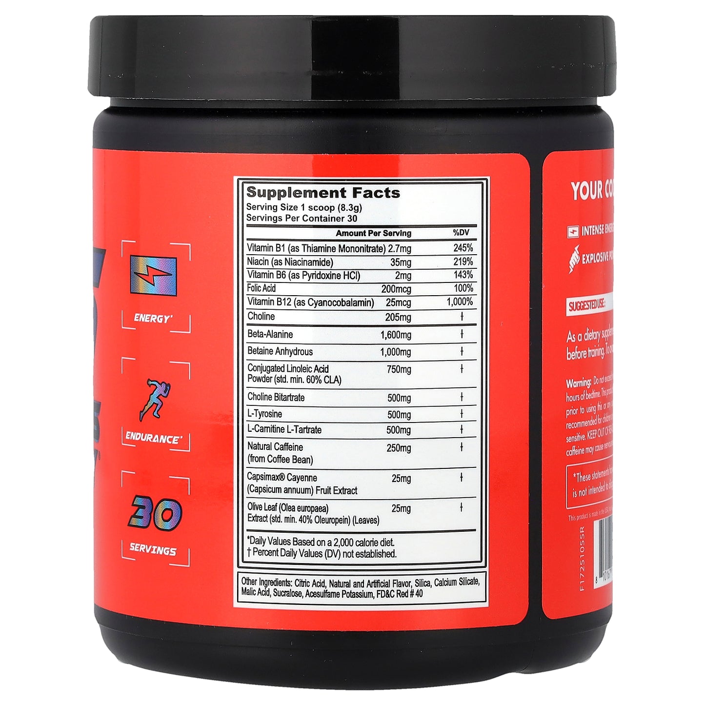 fitcode, Versus Energy® Pre-Workout, Cherry Limeade, 8.8 oz (249 g)